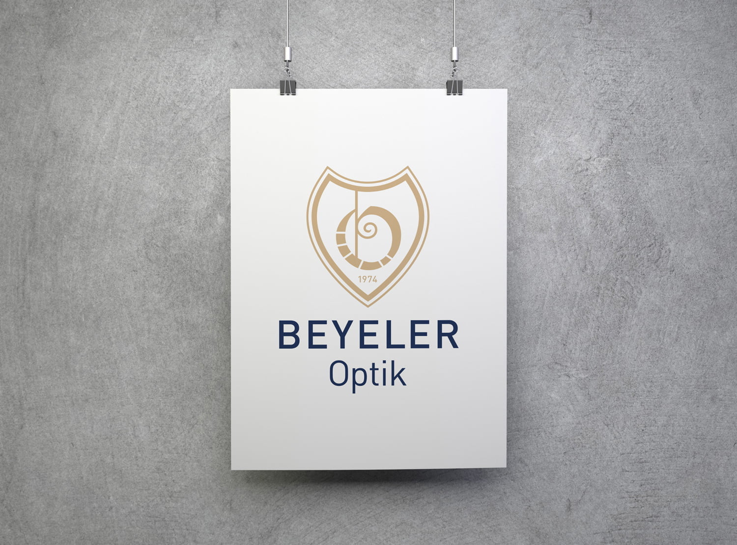 Logo Design Beyeler Optik